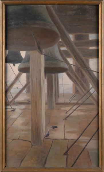 PITTORE DEL XX SECOLO : a) Gallo b) Campane  - Asta ASTA A TEMPO - Antiquariato, Dipinti, Oggetti d'Arte e Pastori da Presepe Napoletani - Associazione Nazionale - Case d'Asta italiane