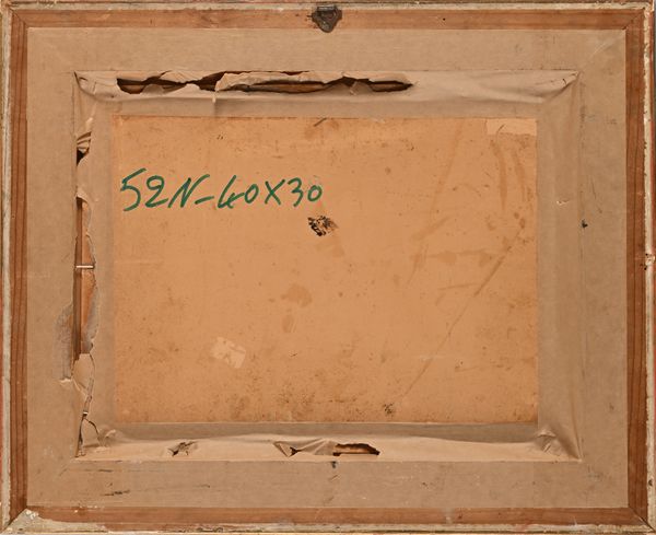 Alphons Hollaender : Paesaggio  - Asta ASTA A TEMPO - Antiquariato, Dipinti, Oggetti d'Arte e Pastori da Presepe Napoletani - Associazione Nazionale - Case d'Asta italiane