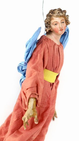 Angelo con capelli ricci biondi  - Asta ASTA A TEMPO - Antiquariato, Dipinti, Oggetti d'Arte e Pastori da Presepe Napoletani - Associazione Nazionale - Case d'Asta italiane