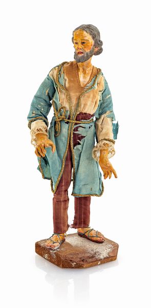 San Giuseppe  - Asta ASTA A TEMPO - Antiquariato, Dipinti, Oggetti d'Arte e Pastori da Presepe Napoletani - Associazione Nazionale - Case d'Asta italiane