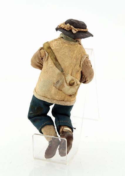 Giovane rustico con cappello e bisaccia  - Asta ASTA A TEMPO - Antiquariato, Dipinti, Oggetti d'Arte e Pastori da Presepe Napoletani - Associazione Nazionale - Case d'Asta italiane
