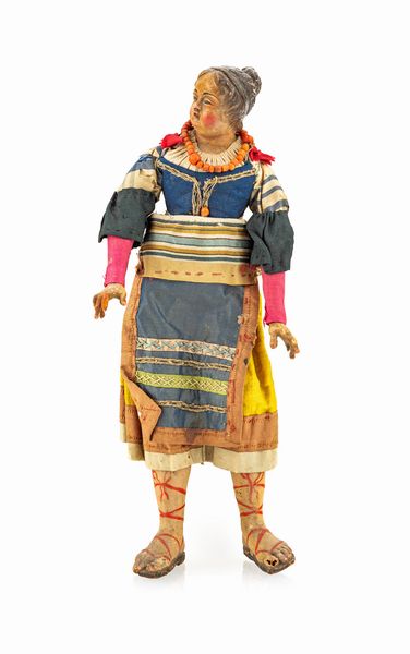 Procidana con collana di corallo  - Asta ASTA A TEMPO - Antiquariato, Dipinti, Oggetti d'Arte e Pastori da Presepe Napoletani - Associazione Nazionale - Case d'Asta italiane