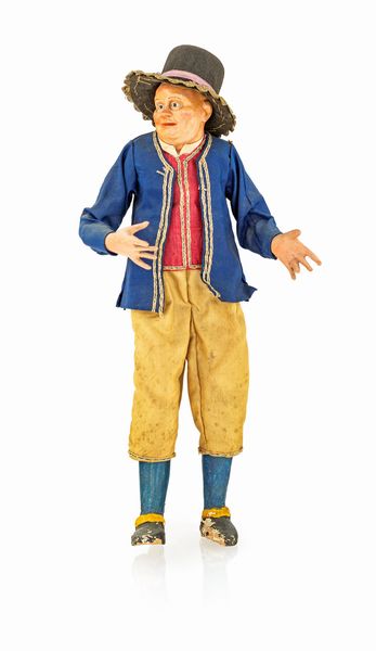 Villano nobile calvo con cappello  - Asta ASTA A TEMPO - Antiquariato, Dipinti, Oggetti d'Arte e Pastori da Presepe Napoletani - Associazione Nazionale - Case d'Asta italiane