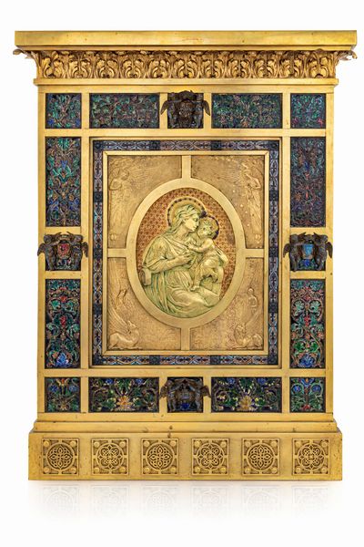 Madonna col Bambino  - Asta ASTA A TEMPO - Antiquariato, Dipinti, Oggetti d'Arte e Pastori da Presepe Napoletani - Associazione Nazionale - Case d'Asta italiane