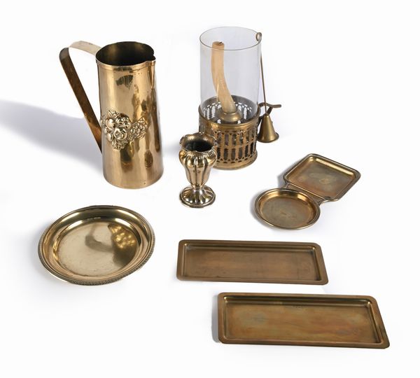 Sette oggetti in ottone  - Asta ASTA A TEMPO - Antiquariato, Dipinti, Oggetti d'Arte e Pastori da Presepe Napoletani - Associazione Nazionale - Case d'Asta italiane