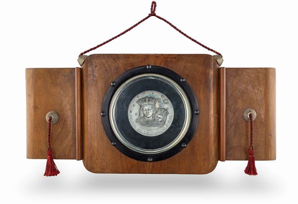 Ricordo del Santuario di Maria Santissima dell'Arco a Napoli con grande cornice in legno  - Asta ASTA A TEMPO - Antiquariato, Dipinti, Oggetti d'Arte e Pastori da Presepe Napoletani - Associazione Nazionale - Case d'Asta italiane