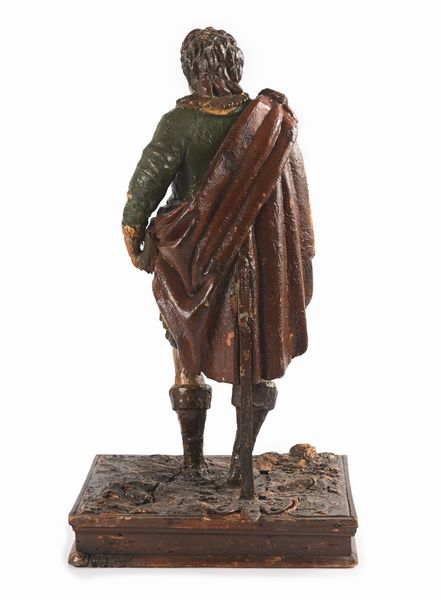 Scultura in legno policromo, XVIII secolo  - Asta ASTA A TEMPO - Antiquariato, Dipinti, Oggetti d'Arte e Pastori da Presepe Napoletani - Associazione Nazionale - Case d'Asta italiane