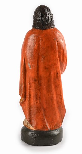 Scultura di santo in legno policromo, XVIII secolo  - Asta ASTA A TEMPO - Antiquariato, Dipinti, Oggetti d'Arte e Pastori da Presepe Napoletani - Associazione Nazionale - Case d'Asta italiane