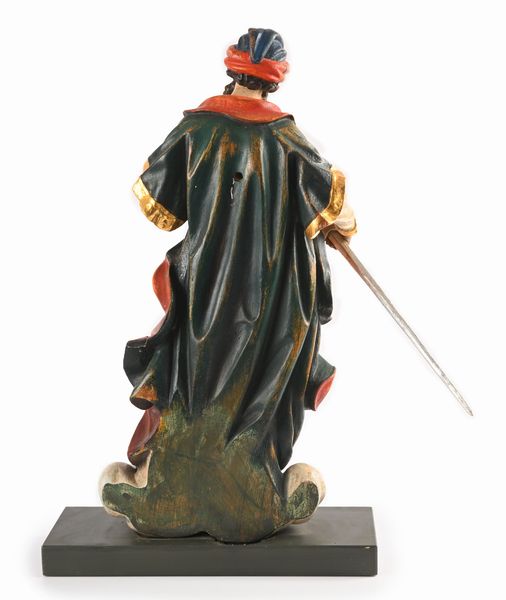 Scultura in legno policromo e dorato, XX secolo  - Asta ASTA A TEMPO - Antiquariato, Dipinti, Oggetti d'Arte e Pastori da Presepe Napoletani - Associazione Nazionale - Case d'Asta italiane