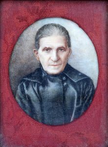 Miniaturista del XIX secolo : Ritratto di anziana  - Asta ASTA A TEMPO - Antiquariato, Dipinti, Oggetti d'Arte e Pastori da Presepe Napoletani - Associazione Nazionale - Case d'Asta italiane