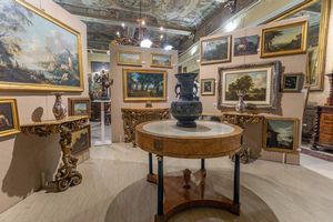 Vaso in bronzo brunito e smalti champlevé, Giappone, fine del XIX secolo  - Asta ASTA A TEMPO - Antiquariato, Dipinti, Oggetti d'Arte e Pastori da Presepe Napoletani - Associazione Nazionale - Case d'Asta italiane