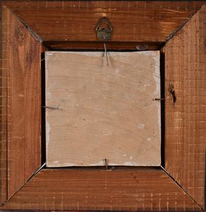 Mattonella in maiolica policroma, manifattura di Castelli, XX secolo  - Asta ASTA A TEMPO - Antiquariato, Dipinti, Oggetti d'Arte e Pastori da Presepe Napoletani - Associazione Nazionale - Case d'Asta italiane