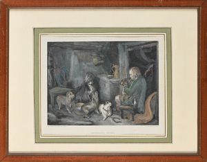 Highland music  - Asta ASTA A TEMPO - Antiquariato, Dipinti, Oggetti d'Arte e Pastori da Presepe Napoletani - Associazione Nazionale - Case d'Asta italiane