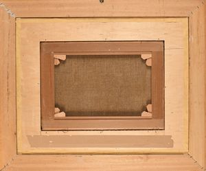 Scuola romana del XVIII secolo : Via Crucis  - Asta ASTA A TEMPO - Antiquariato, Dipinti, Oggetti d'Arte e Pastori da Presepe Napoletani - Associazione Nazionale - Case d'Asta italiane