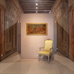 SCUOLA ROMANA DEL XIX SECOLO : Trionfo di Bacco e Arianna Copia da Annibale Carracci  - Asta ASTA A TEMPO - Antiquariato, Dipinti, Oggetti d'Arte e Pastori da Presepe Napoletani - Associazione Nazionale - Case d'Asta italiane