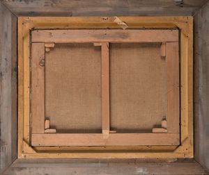 Scuola veneta del XVIII secolo : Natività  - Asta ASTA A TEMPO - Antiquariato, Dipinti, Oggetti d'Arte e Pastori da Presepe Napoletani - Associazione Nazionale - Case d'Asta italiane