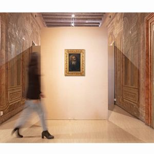 Scuola romana del XVIII secolo : San Pietro  - Asta ASTA A TEMPO - Antiquariato, Dipinti, Oggetti d'Arte e Pastori da Presepe Napoletani - Associazione Nazionale - Case d'Asta italiane