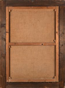 Cristoforo Roncalli Pomarancio : Sacra Famiglia, dipinto su tela del XVIII secolo  - Asta ASTA A TEMPO - Antiquariato, Dipinti, Oggetti d'Arte e Pastori da Presepe Napoletani - Associazione Nazionale - Case d'Asta italiane