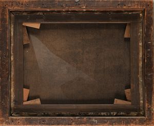 Dipinto bosco con ponte e cascata  - Asta ASTA A TEMPO - Antiquariato, Dipinti, Oggetti d'Arte e Pastori da Presepe Napoletani - Associazione Nazionale - Case d'Asta italiane