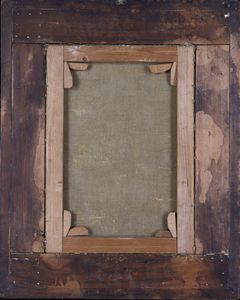 Pittore del XIX/XX secolo : a) Veduta fluviale  b) Paesaggio boschivo con figure  - Asta ASTA A TEMPO - Antiquariato, Dipinti, Oggetti d'Arte e Pastori da Presepe Napoletani - Associazione Nazionale - Case d'Asta italiane