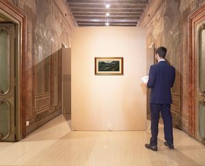 Ezelino Briante : Paesaggio  - Asta ASTA A TEMPO - Antiquariato, Dipinti, Oggetti d'Arte e Pastori da Presepe Napoletani - Associazione Nazionale - Case d'Asta italiane