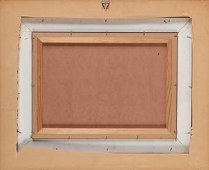 Ezelino Briante : Bosco con figura  - Asta ASTA A TEMPO - Antiquariato, Dipinti, Oggetti d'Arte e Pastori da Presepe Napoletani - Associazione Nazionale - Case d'Asta italiane