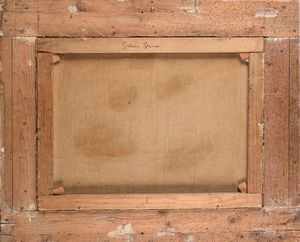 Girolamo Gianni : Gianni - Veduta lungo mare  - Asta ASTA A TEMPO - Antiquariato, Dipinti, Oggetti d'Arte e Pastori da Presepe Napoletani - Associazione Nazionale - Case d'Asta italiane