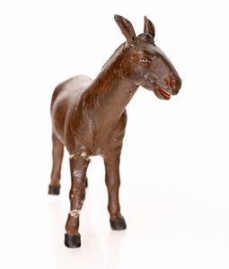 Asino ragliante  - Asta ASTA A TEMPO - Antiquariato, Dipinti, Oggetti d'Arte e Pastori da Presepe Napoletani - Associazione Nazionale - Case d'Asta italiane