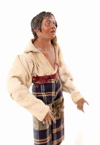 Pastore della meraviglia  - Asta ASTA A TEMPO - Antiquariato, Dipinti, Oggetti d'Arte e Pastori da Presepe Napoletani - Associazione Nazionale - Case d'Asta italiane