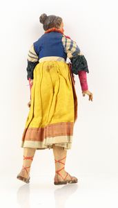 Procidana con collana di corallo  - Asta ASTA A TEMPO - Antiquariato, Dipinti, Oggetti d'Arte e Pastori da Presepe Napoletani - Associazione Nazionale - Case d'Asta italiane