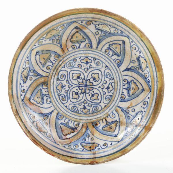 Piatto.<BR>Deruta, XIX o XX secolo.  - Asta Maioliche, Porcellane e Vetri - Associazione Nazionale - Case d'Asta italiane