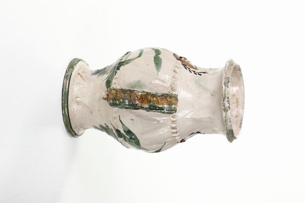 Vaso biansato.<BR>Nove, XIX-XX secolo.  - Asta Maioliche, Porcellane e Vetri - Associazione Nazionale - Case d'Asta italiane