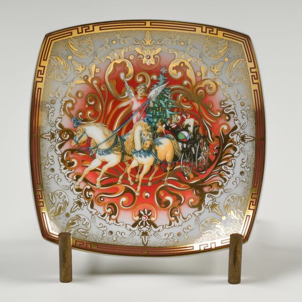 Ciotolina Christmas Chariot 2007.<BR>Manifattura Rosenthal per Versace.  - Asta Maioliche, Porcellane e Vetri - Associazione Nazionale - Case d'Asta italiane
