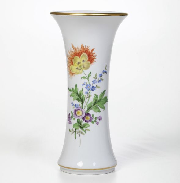 Vaso.<BR>Meissen, XX secolo.  - Asta Maioliche, Porcellane e Vetri - Associazione Nazionale - Case d'Asta italiane