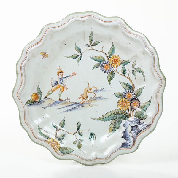 Piatto.<BR>Veneto, XIX secolo.  - Asta Maioliche, Porcellane e Vetri - Associazione Nazionale - Case d'Asta italiane
