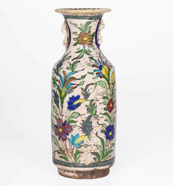 Vaso.<BR>Persia (?), XIX secolo.  - Asta Maioliche, Porcellane e Vetri - Associazione Nazionale - Case d'Asta italiane