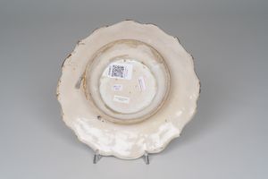 Alzatina.<BR>Lombardia, XVIII secolo.  - Asta Maioliche, Porcellane e Vetri - Associazione Nazionale - Case d'Asta italiane