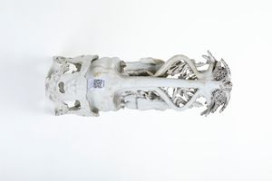 Gruppo.<BR>Nove, XIX secolo.  - Asta Maioliche, Porcellane e Vetri - Associazione Nazionale - Case d'Asta italiane