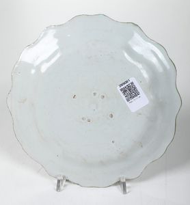 Piatto.<BR>Veneto, XIX secolo.  - Asta Maioliche, Porcellane e Vetri - Associazione Nazionale - Case d'Asta italiane