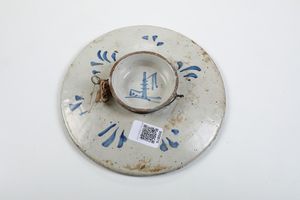 Alzatina.<BR>Liguria, XX secolo.  - Asta Maioliche, Porcellane e Vetri - Associazione Nazionale - Case d'Asta italiane