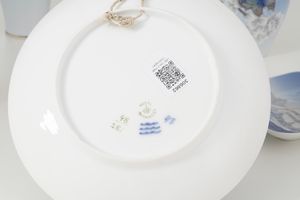 Lotto di porcellane.<BR>Danimarca, Manifattura Royal Copenhagen, XX secolo.  - Asta Maioliche, Porcellane e Vetri - Associazione Nazionale - Case d'Asta italiane