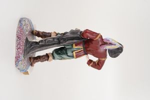 Figura di brigante, seconda met del XX secolo.  - Asta Maioliche, Porcellane e Vetri - Associazione Nazionale - Case d'Asta italiane