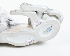 Vaso.<BR>Danimarca, Manifattura Royal Copenaghen, 1955.  - Asta Maioliche, Porcellane e Vetri - Associazione Nazionale - Case d'Asta italiane