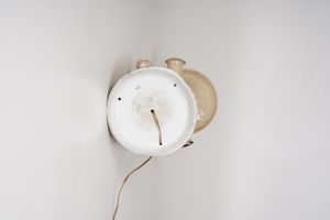 Vaso montato a lampada.<BR>Germania, Manifattura di Sitzendorf, primi decenni del XX secolo.  - Asta Maioliche, Porcellane e Vetri - Associazione Nazionale - Case d'Asta italiane