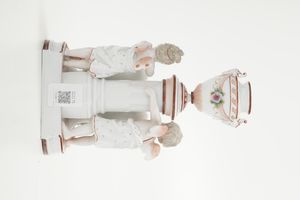 Gruppo.<BR>Germania, Manifattura di Scheibe-Alsbach, prima met del XX secolo.  - Asta Maioliche, Porcellane e Vetri - Associazione Nazionale - Case d'Asta italiane