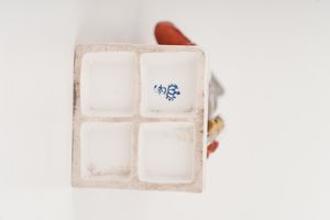 Figurina di ufficiale.<BR>Germania, Turingia, Manifattura di Sitzendorf, XX secolo.  - Asta Maioliche, Porcellane e Vetri - Associazione Nazionale - Case d'Asta italiane