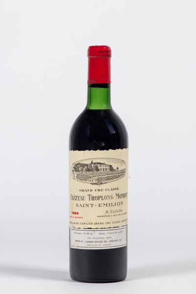 FRANCIA : Troplong-Mondot (1 BT)  - Asta Timeless Treasures / Due secoli di vini leggendari - Associazione Nazionale - Case d'Asta italiane