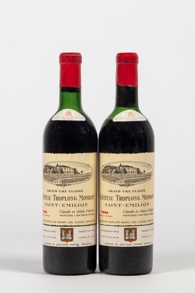 FRANCIA : Troplong-Mondot (2 BT)  - Asta Timeless Treasures / Due secoli di vini leggendari - Associazione Nazionale - Case d'Asta italiane