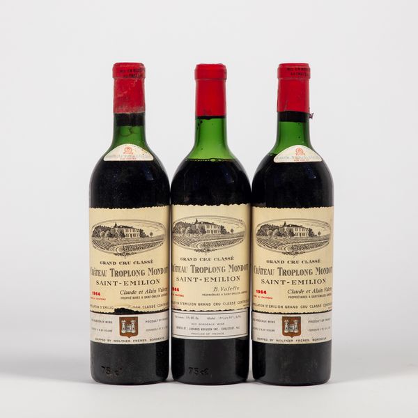 FRANCIA : Troplong-Mondot (3 BT)  - Asta Timeless Treasures / Due secoli di vini leggendari - Associazione Nazionale - Case d'Asta italiane