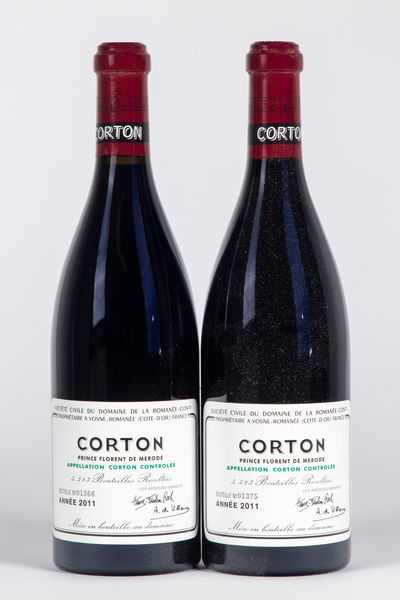 FRANCIA : Domaine de la Romanee-Conti Corton Grand Cru (2 BT)  - Asta Timeless Treasures / Due secoli di vini leggendari - Associazione Nazionale - Case d'Asta italiane